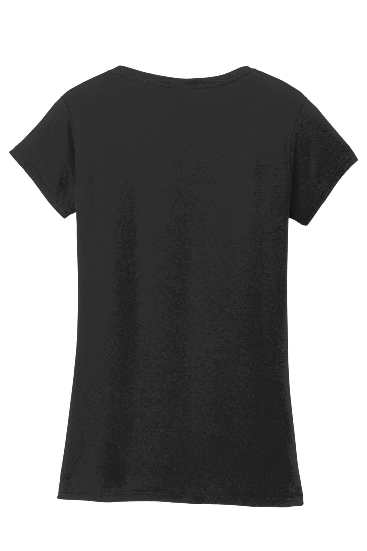 Gildan Softstyle Women's Fit V-Neck T-Shirt - Black