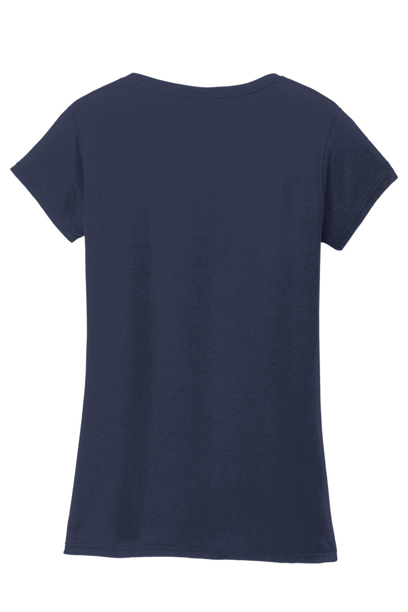 Gildan Softstyle Women's Fit V-Neck T-Shirt - Navy