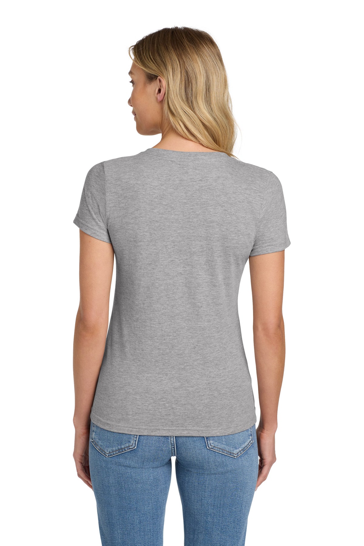 Gildan Softstyle Women's Fit V-Neck T-Shirt - Sport Grey