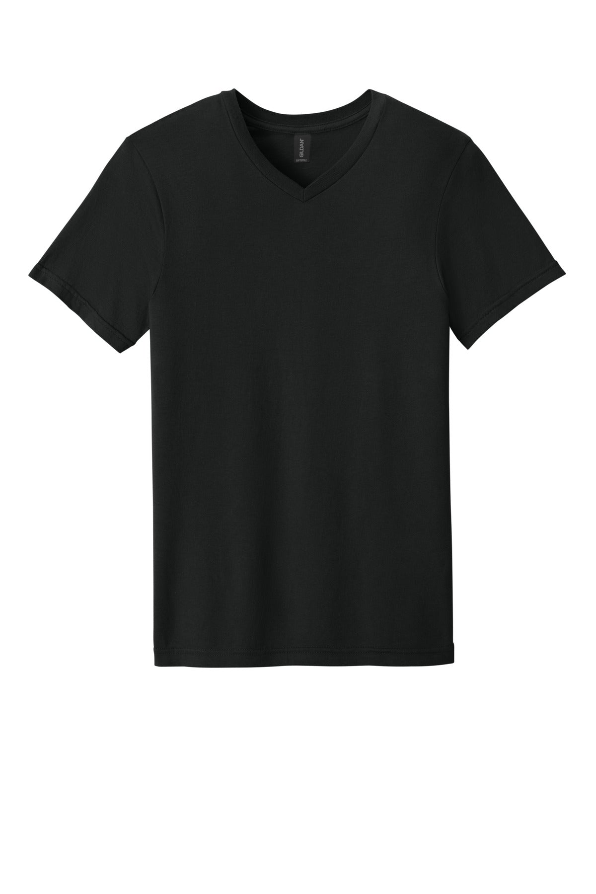 Gildan Softstyle V-Neck T-Shirt - Black