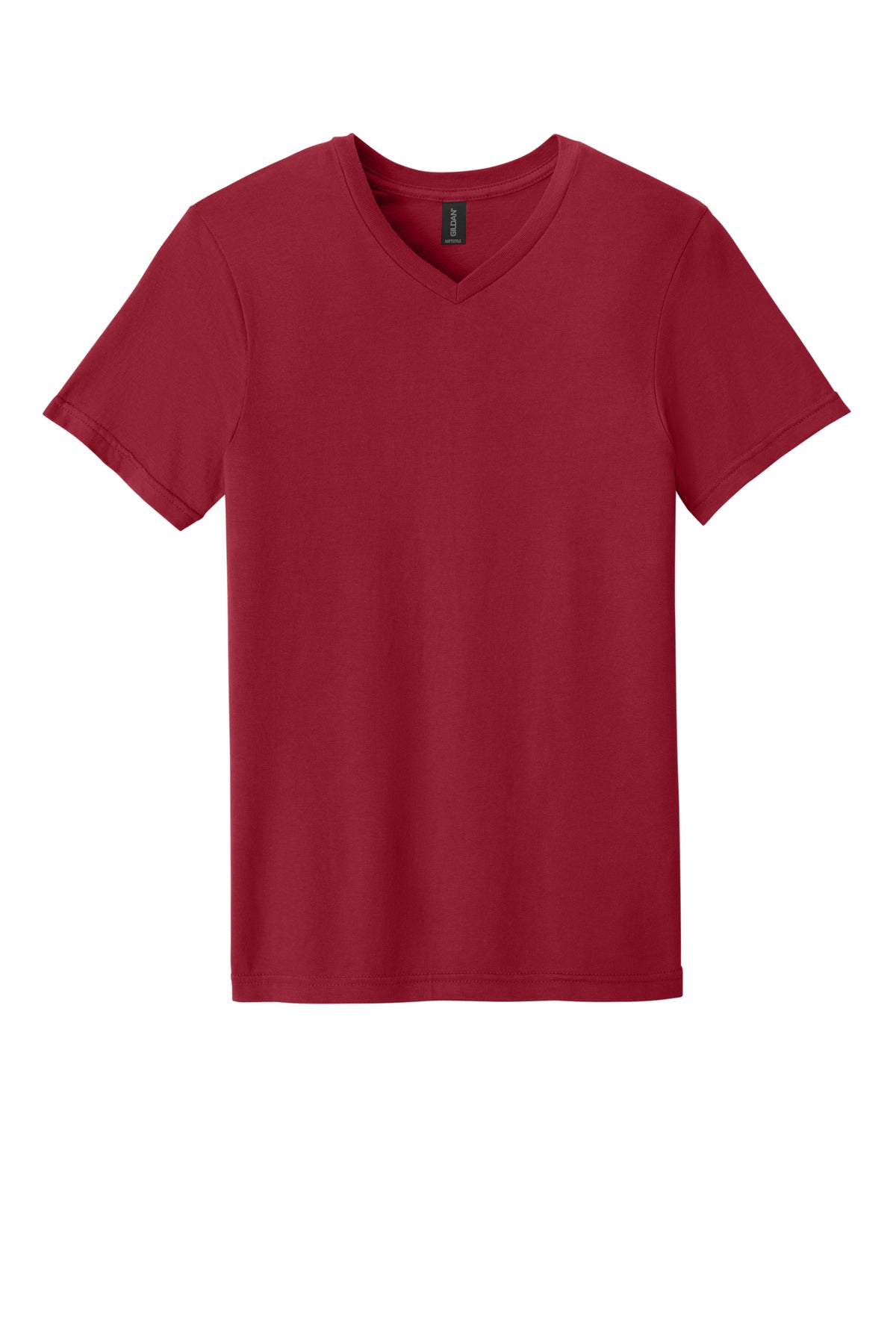 Gildan Softstyle V-Neck T-Shirt - Cherry Red
