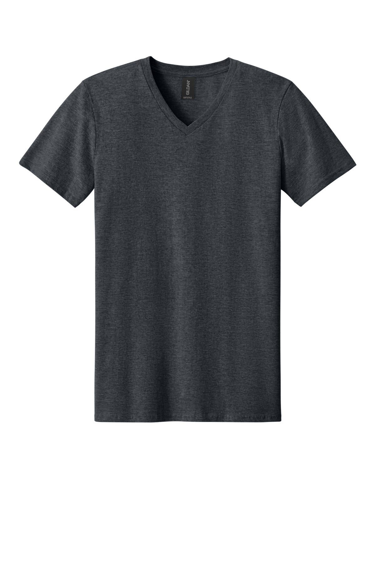 Gildan Softstyle V-Neck T-Shirt - Dark Heather
