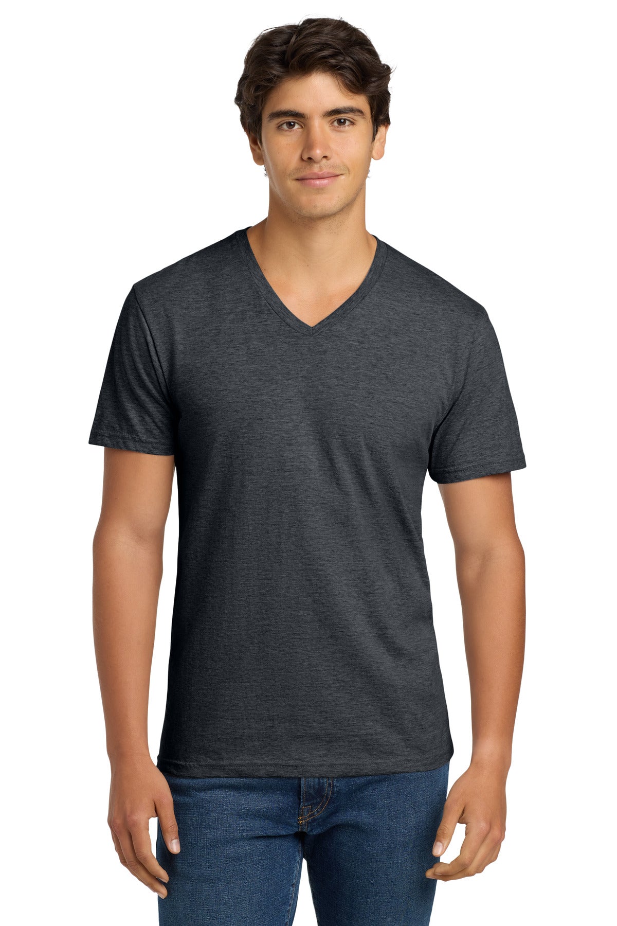 Gildan Softstyle V-Neck T-Shirt - Dark Heather