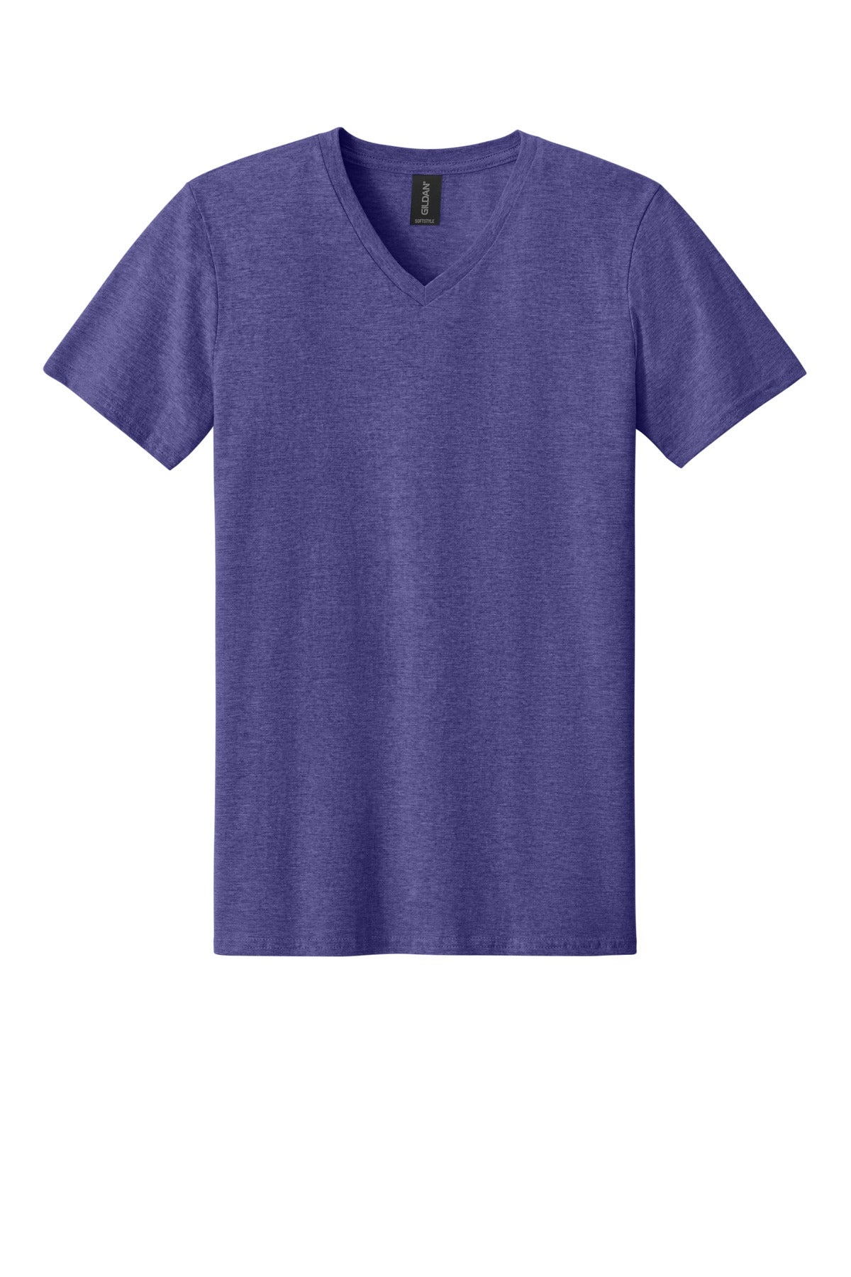 Gildan Softstyle V-Neck T-Shirt - Heather Purple