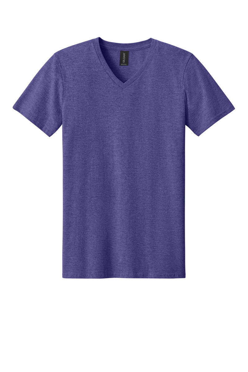 Gildan Softstyle V-Neck T-Shirt - Heather Purple