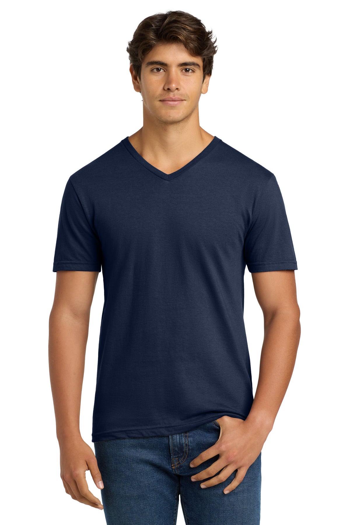 Gildan Softstyle V-Neck T-Shirt - Navy