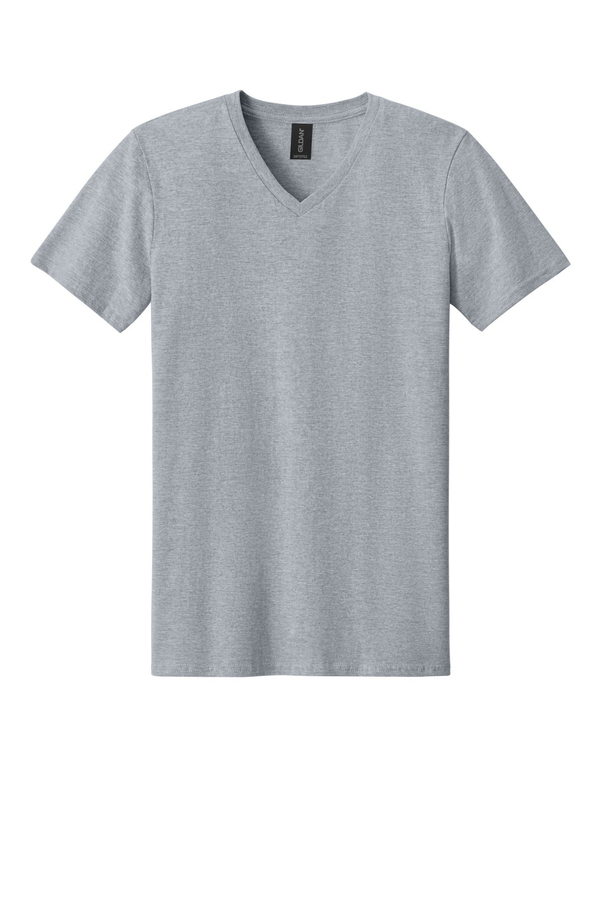 Gildan Softstyle V-Neck T-Shirt - Sport Grey