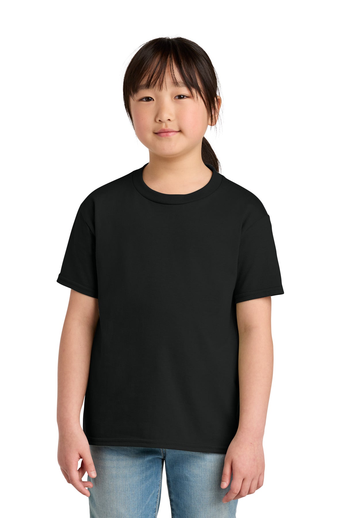 Gildan Youth Softstyle Midweight Tee - Pitch Black