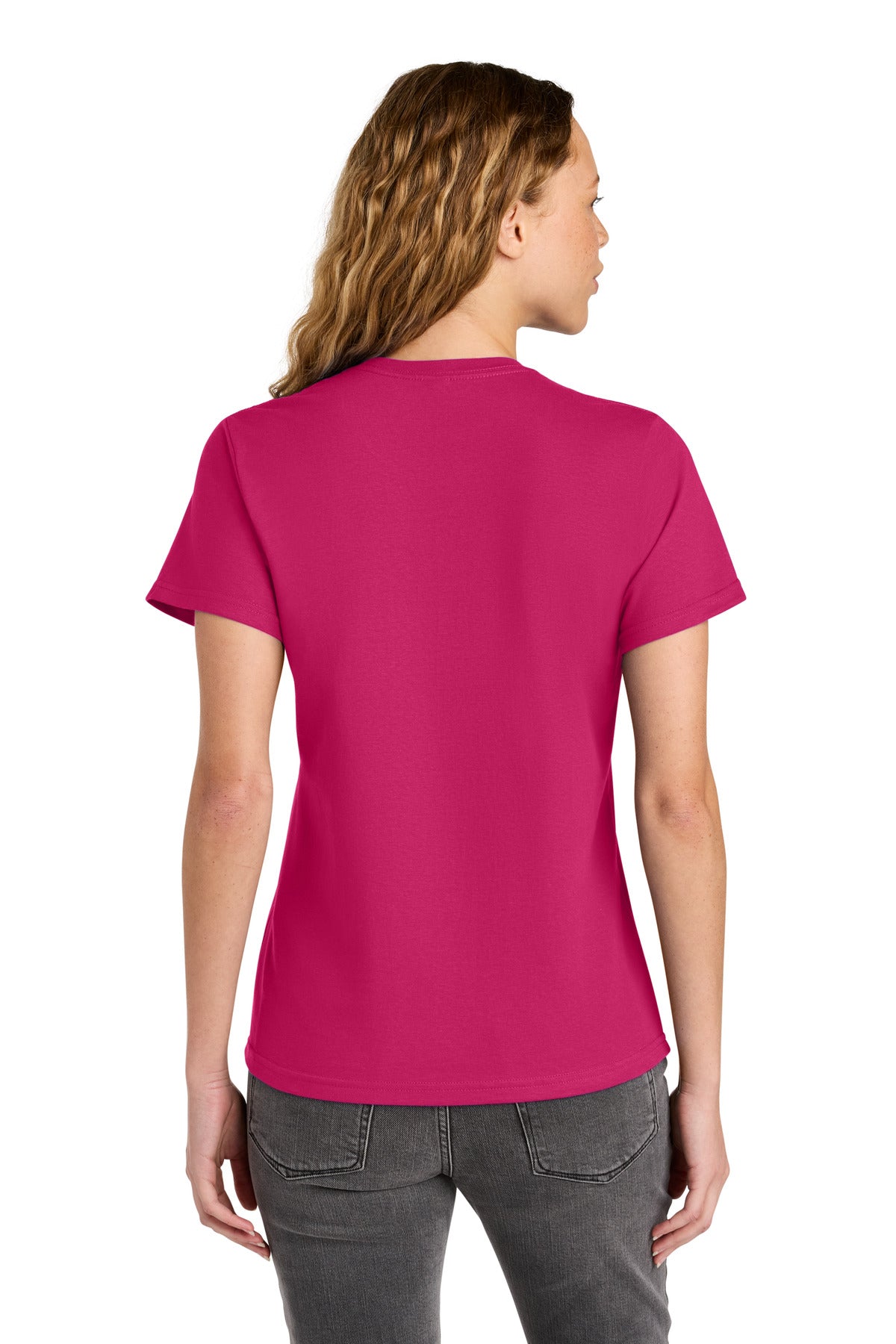 Gildan Women's Softstyle Midweight Tee - Heliconia