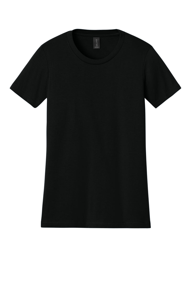 Gildan Women's Softstyle Midweight Tee - Pitch Black