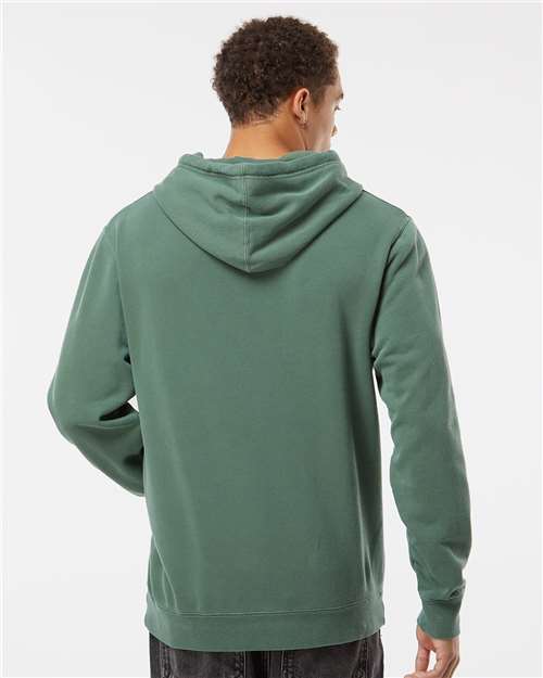 Unisex Midweight Pigment-Dyed Hooded Sweatshirt - Pigment Alpine Green