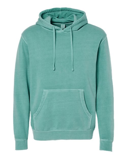 Unisex Midweight Pigment-Dyed Hooded Sweatshirt - Pigment Mint