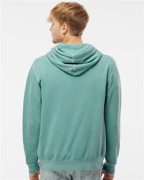Unisex Midweight Pigment-Dyed Hooded Sweatshirt - Pigment Mint