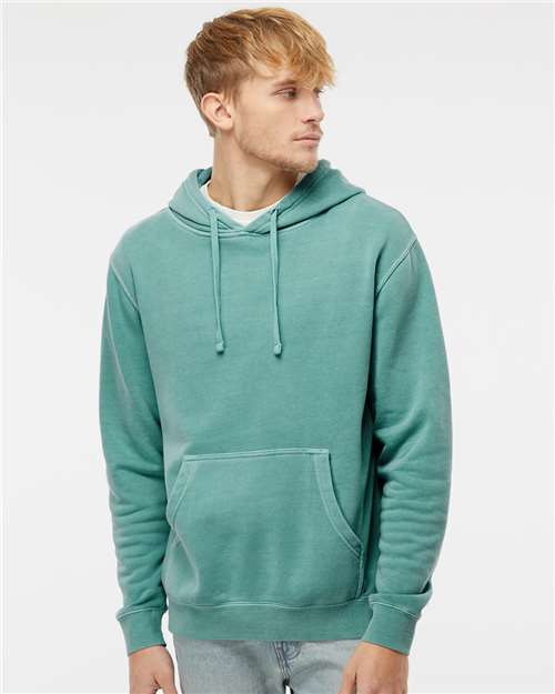Unisex Midweight Pigment-Dyed Hooded Sweatshirt - Pigment Mint