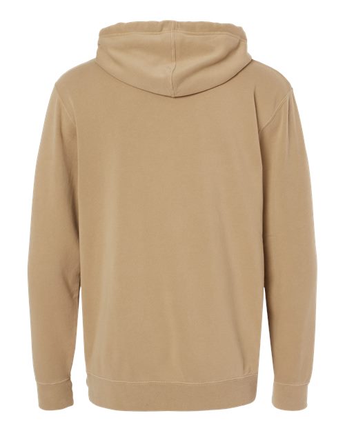 Unisex Midweight Pigment-Dyed Hooded Sweatshirt - Pigment Sandstone
