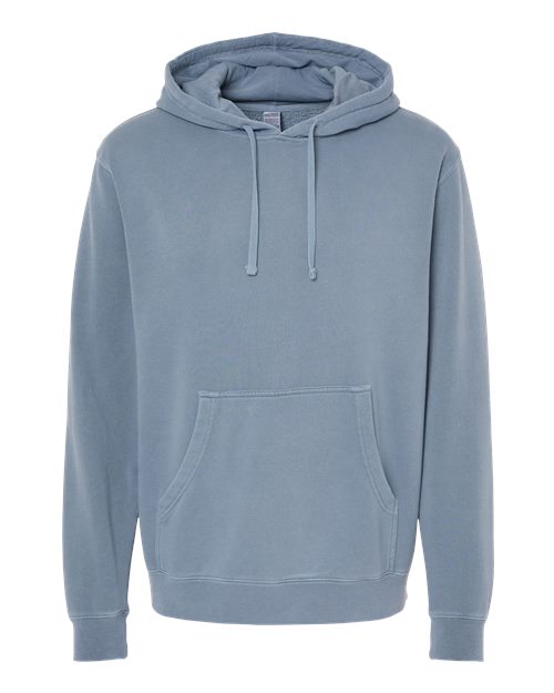 Unisex Midweight Pigment-Dyed Hooded Sweatshirt - Pigment Slate Blue