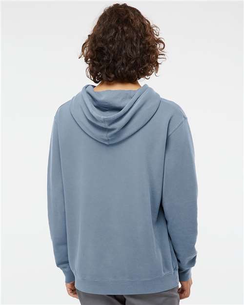 Unisex Midweight Pigment-Dyed Hooded Sweatshirt - Pigment Slate Blue