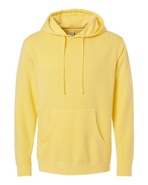 Unisex Midweight Pigment-Dyed Hooded Sweatshirt - Pigment Yellow
