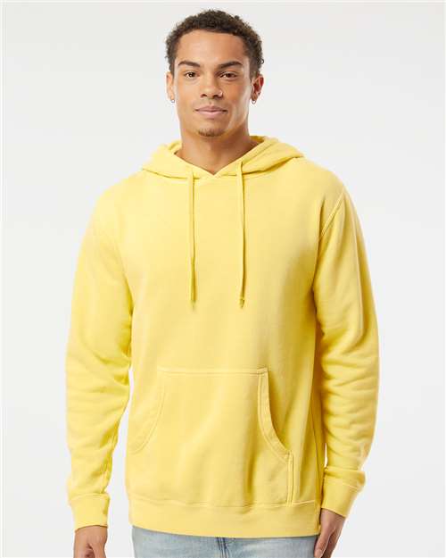 Unisex Midweight Pigment-Dyed Hooded Sweatshirt - Pigment Yellow