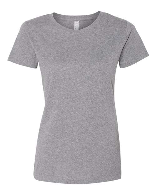 Women's Fine Jersey Tee - Granite Heather