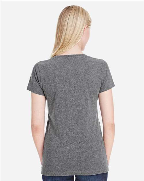 Women's Fine Jersey Tee - Granite Heather
