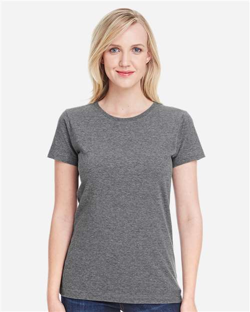 Women's Fine Jersey Tee - Granite Heather