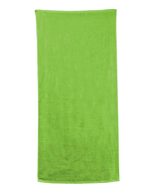 Velour Beach Towel - Kiwi