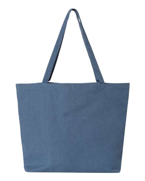 Seaside Pigment-Dyed Large Tote - Blue Jean