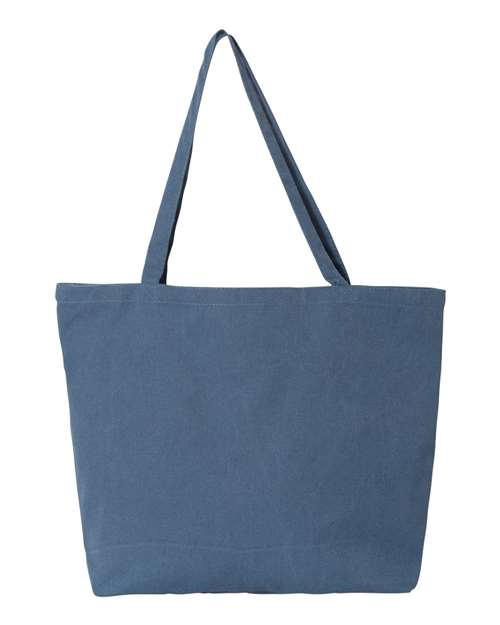 Seaside Pigment-Dyed Large Tote - Blue Jean