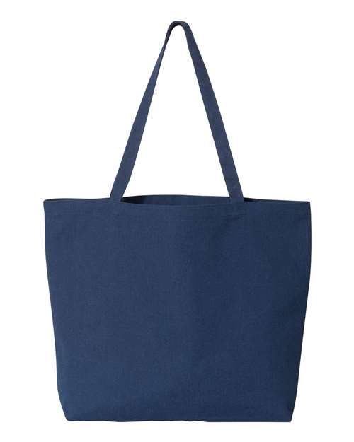 Seaside Pigment-Dyed Large Tote - Washed Navy