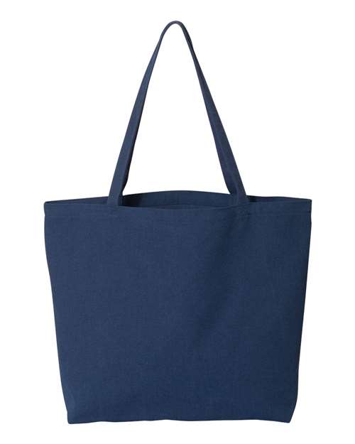 Seaside Pigment-Dyed Large Tote - Washed Navy