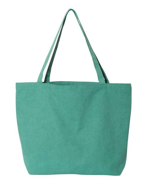 Seaside Pigment-Dyed Large Tote - Seafoam Green