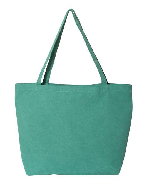 Seaside Pigment-Dyed Large Tote - Seafoam Green