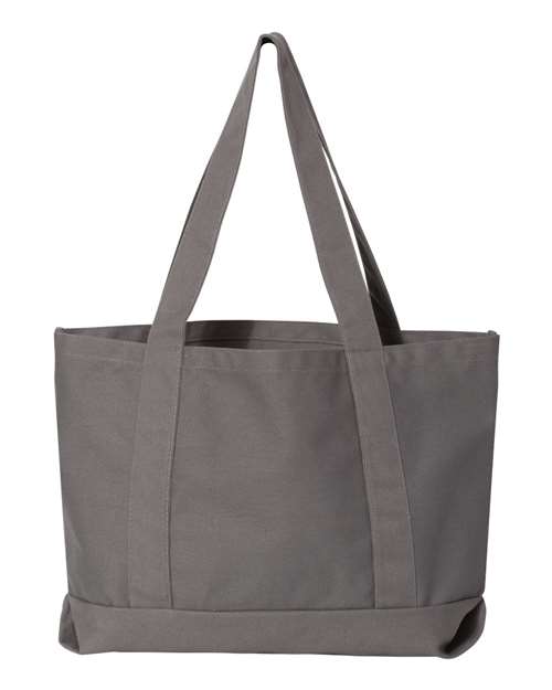 Seaside Cotton Pigment Dyed Resort Tote - Grey