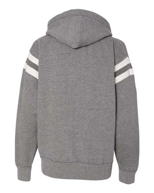 Men's Vintage Athletic Hooded Sweatshirt - Smoke Heather