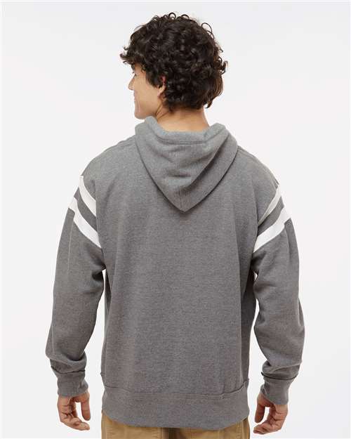 Men's Vintage Athletic Hooded Sweatshirt - Smoke Heather