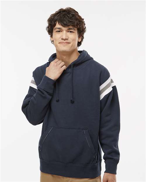 Men's Vintage Athletic Hooded Sweatshirt - Vintage Navy