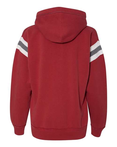 Men's Vintage Athletic Hooded Sweatshirt - Simply Red