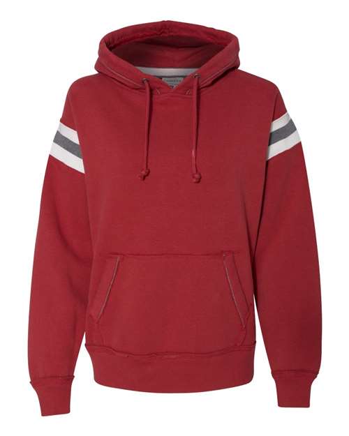 Men's Vintage Athletic Hooded Sweatshirt - Simply Red