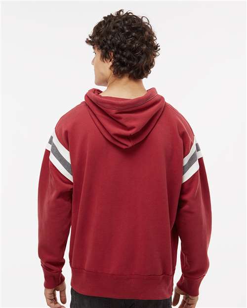 Men's Vintage Athletic Hooded Sweatshirt - Simply Red