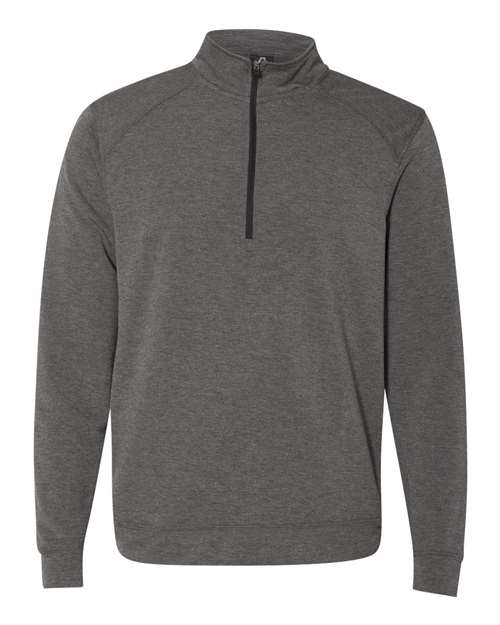 Men's Omega Stretch Quarter-Zip Pullover - Charcoal Triblend
