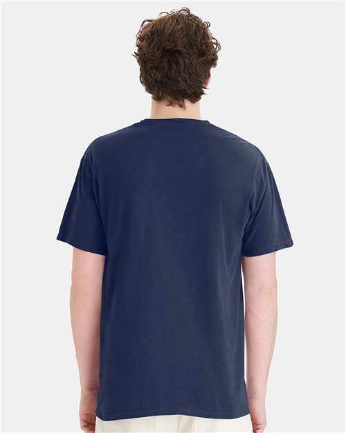 Unisex Garment-Dyed Pocket T-Shirt - Navy