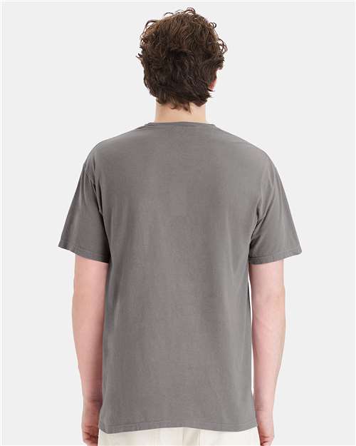 Unisex Garment-Dyed Pocket T-Shirt - Concrete Grey