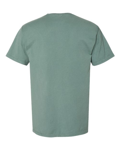 Unisex Garment-Dyed Pocket T-Shirt - Cypress Green