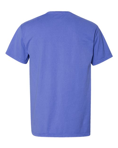 Unisex Garment-Dyed Pocket T-Shirt - Deep Forte Blue