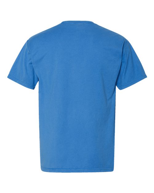 Unisex Garment-Dyed Pocket T-Shirt - Summer Sky Blue
