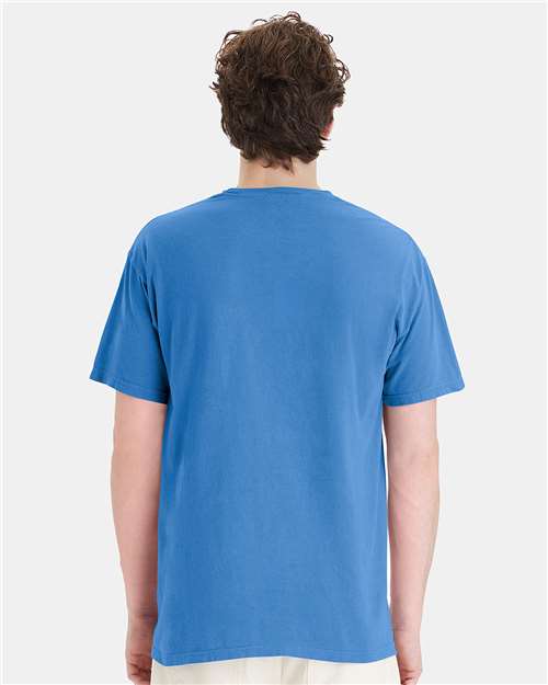 Unisex Garment-Dyed Pocket T-Shirt - Summer Sky Blue