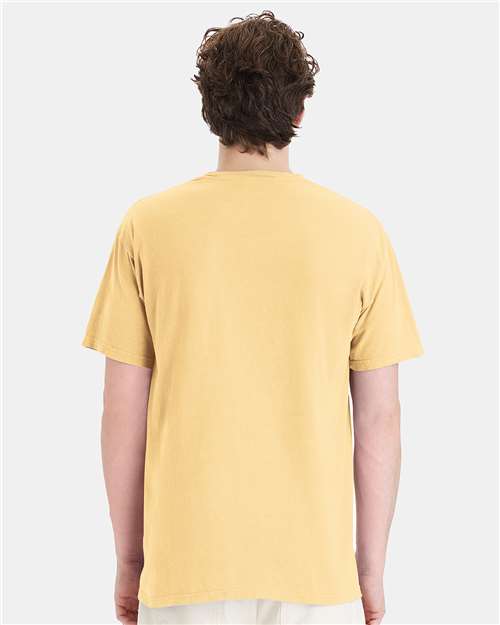 Unisex Garment-Dyed Pocket T-Shirt - Summer Squash Yellow
