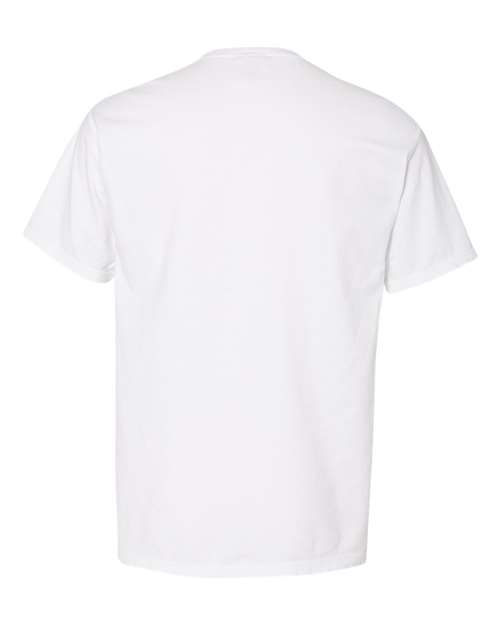 Unisex Garment-Dyed Pocket T-Shirt - White