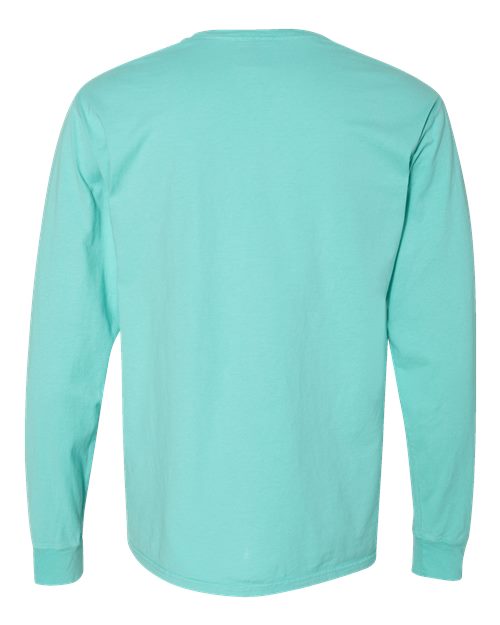 Unisex Garment-Dyed Long Sleeve T-Shirt - Mint